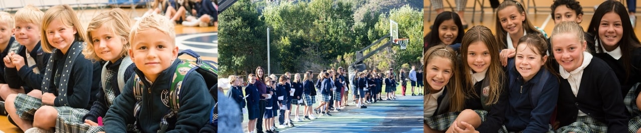 Children at All Saints' Day School in Carmel Valley