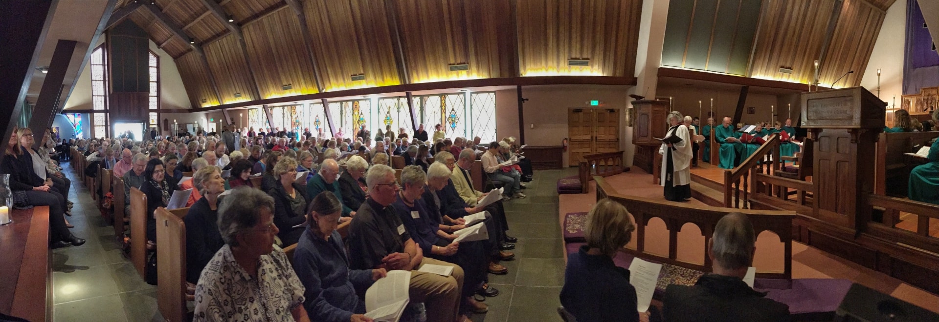 Church service All Saints' Episcopal in Carmel, CA