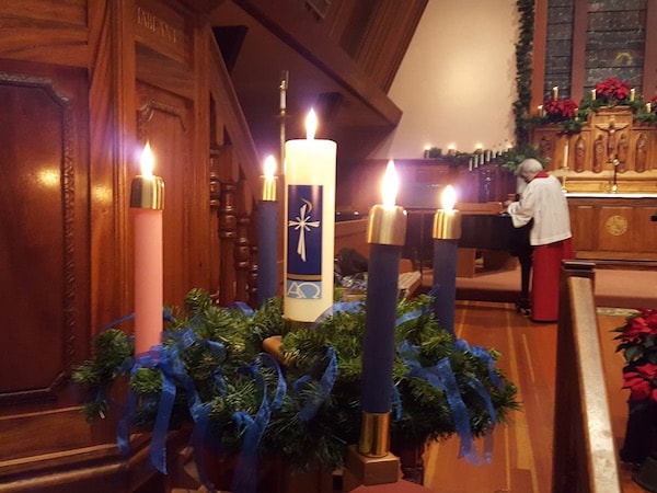 Advent Candles All Saints Carmel