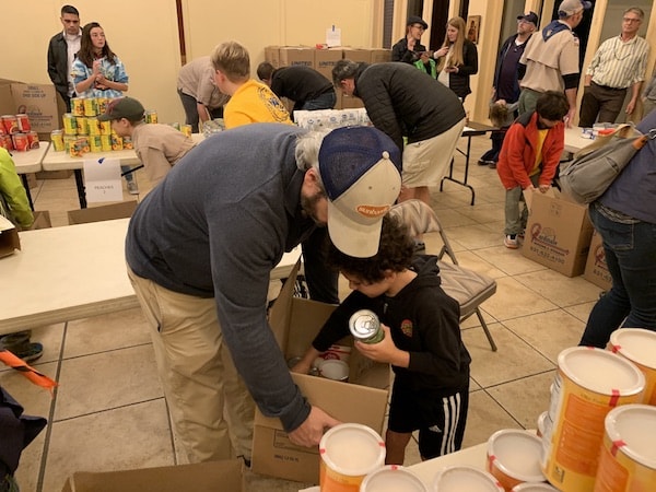 Scouts Christmas Food Boxes All Saints Church Carmel